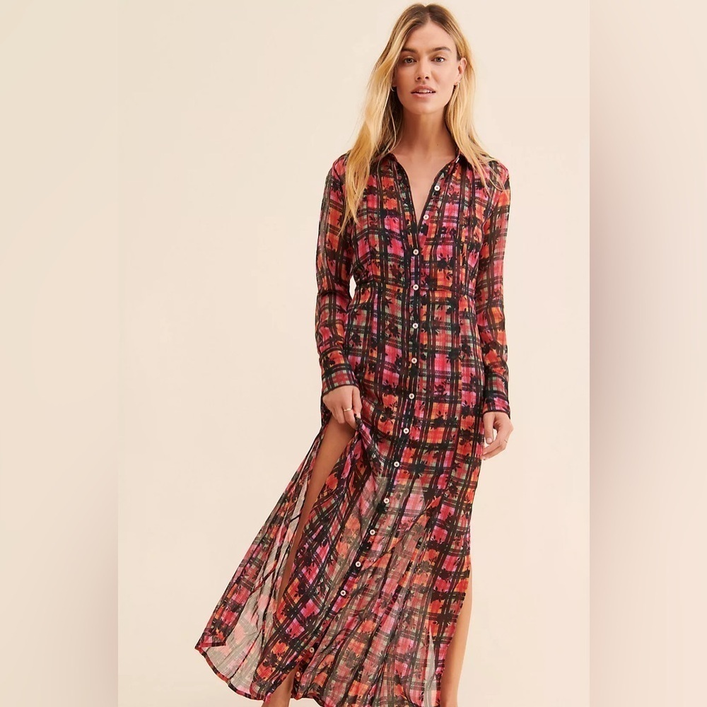 Free People NWOT Jerra Shirt Dress - xs